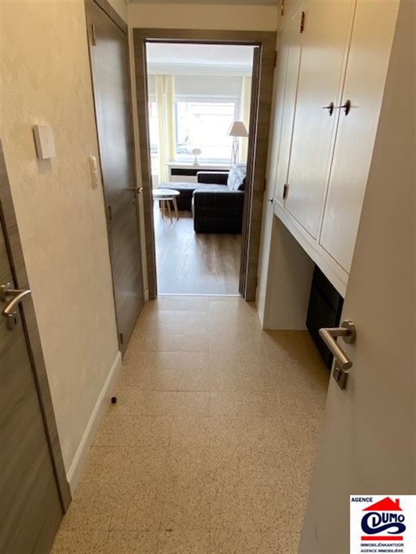 Ruime modern gemeubelde studio met lateraal zeezicht