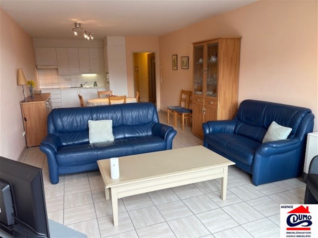 Heel ruim gemeubeld appartement met lateraal zeezicht