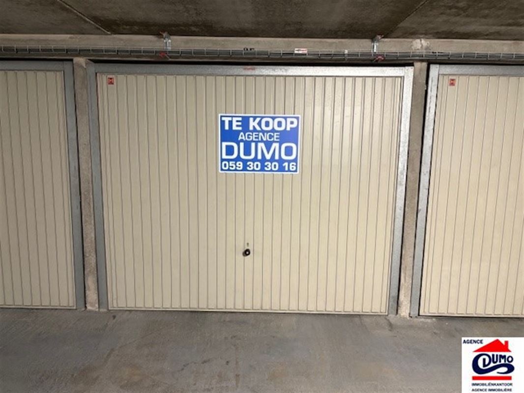 Goed gelegen afgesloten garagebox te Westende