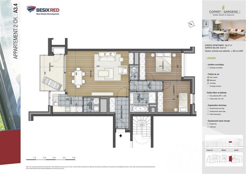 Image 11 : Appartement à 1400 NIVELLES (Belgique) - Prix 1.150 €