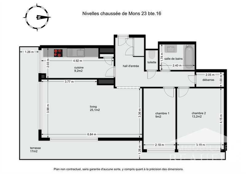 Image 20 : Appartement à 1400 NIVELLES (Belgique) - Prix 890 €