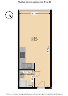 Image 6 : Appartement à 1400 NIVELLES (Belgique) - Prix 75.000 €