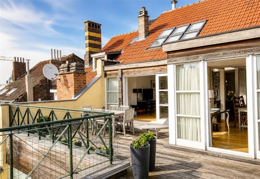 Penthouse avec grande terrasse proche Stéphanie