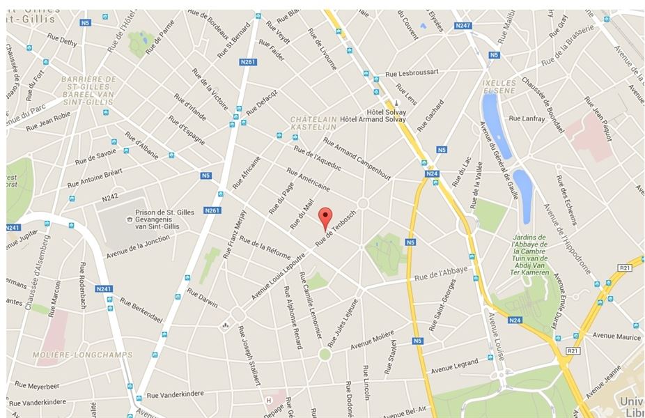 Furnished ground floor apartment in Chatelain
