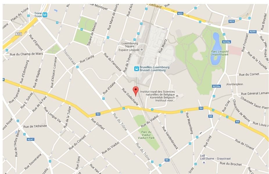 Gemeubeld modern appartement nabij EU