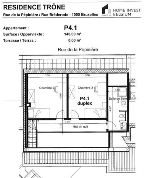 Duplex de standing au coeur de Bruxelles