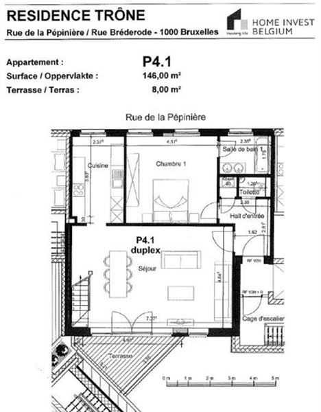 Duplex de standing au coeur de Bruxelles