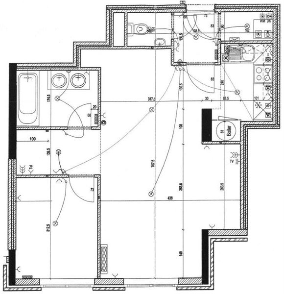 Gemeubeld appartement vlakbij de EU