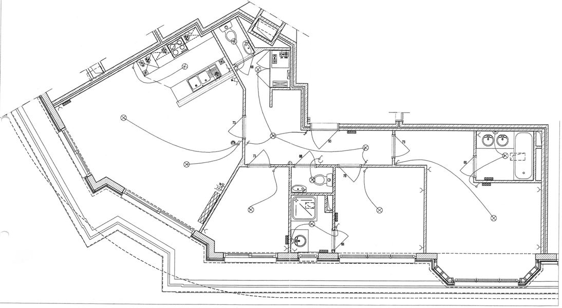 Appartement in een modern gebouw