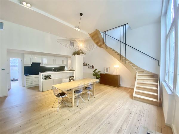 Duplex in een achterwoning