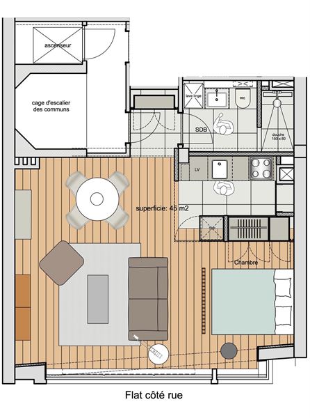 Appartement meublé