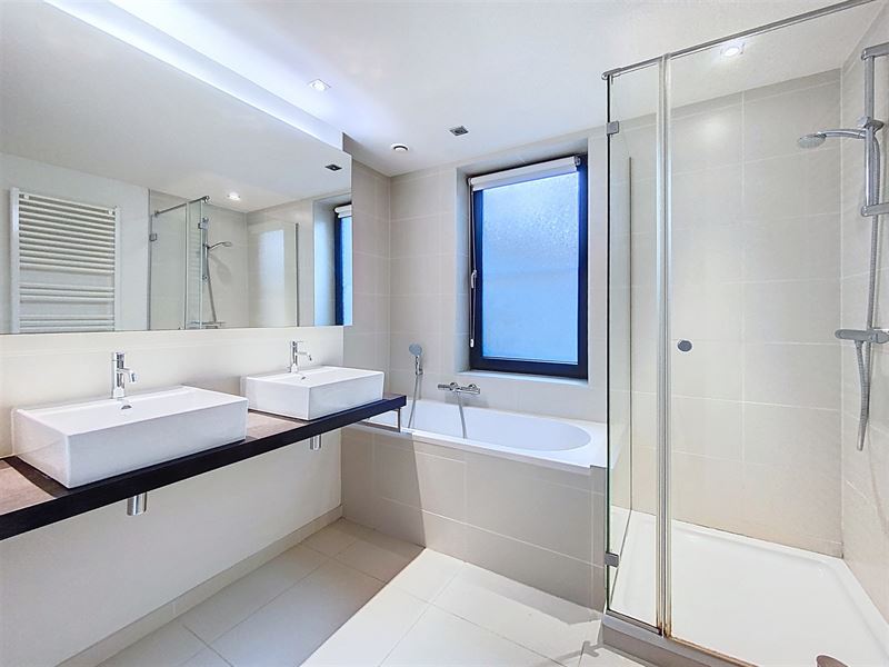 Appart. in achtergebouw met 50m2 terras