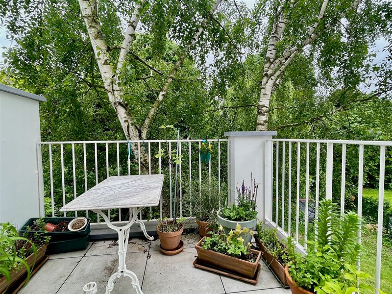 Charmant appartement 1 slpk met terras