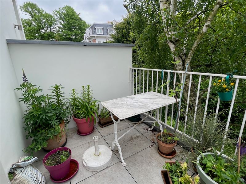 Charmant appartement 1 slpk met terras