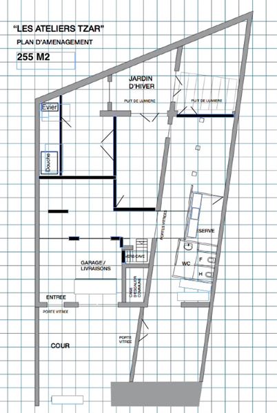 Châtelain Atypische loft atelier showroom
