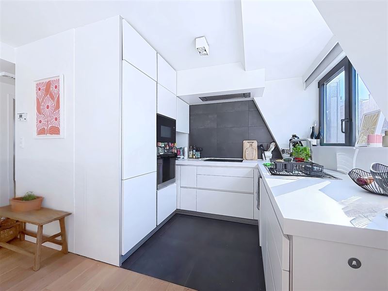 Penthouse met terras en garage. Energielabel (EPC) klasse B-.