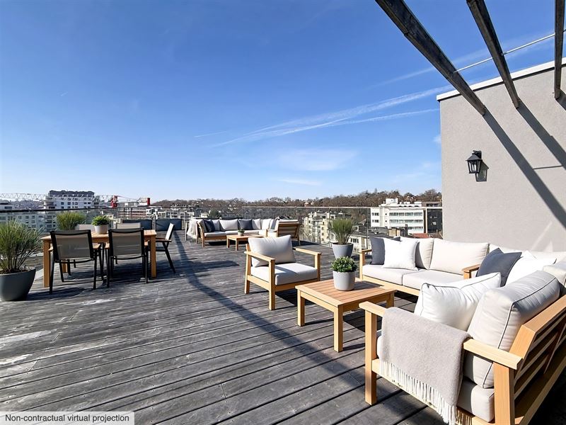 Exceptionnel penthouse avec 110m2 terrasses