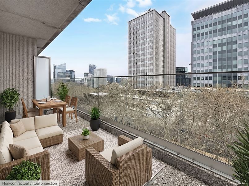 Mooi, licht en gerenoveerd appartement met 3 slaapkamers en terrassen