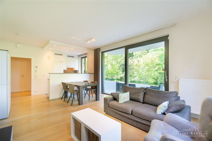 Furnished groundfloor apartment