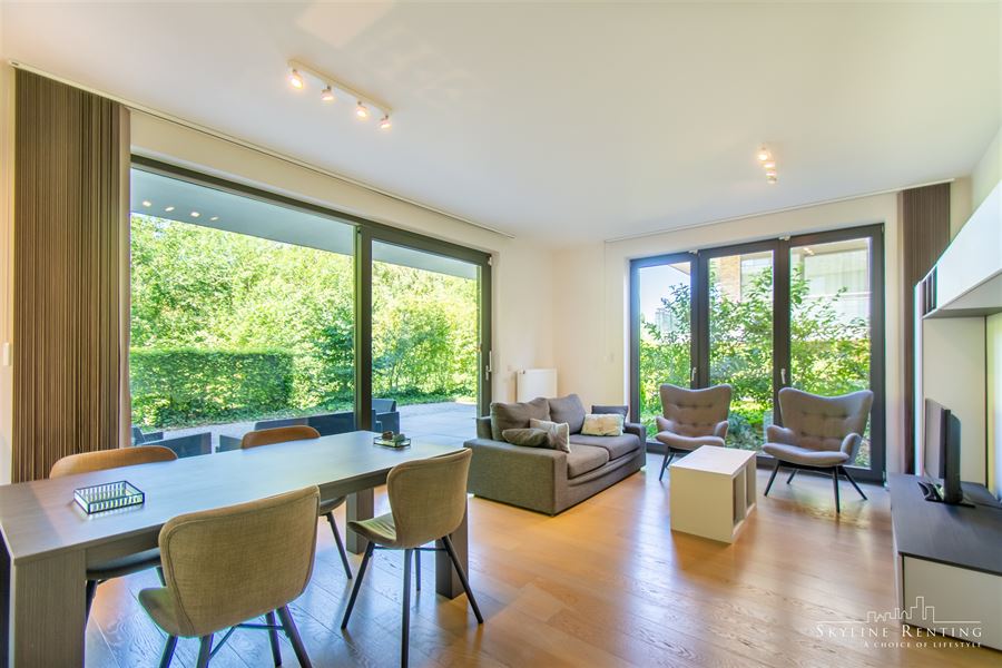 Furnished groundfloor apartment