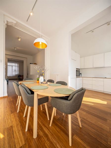 Renovated duplex ground floor apartment with sunny garden