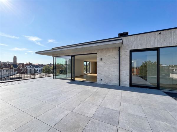 Nieuwbouw Penthouse met groot, zonnig terras
