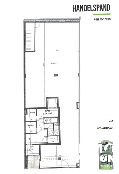 Ruim casco nieuwbouw handelspand te huur in de Zeelaan te huur in De Panne - Immo Pinson
