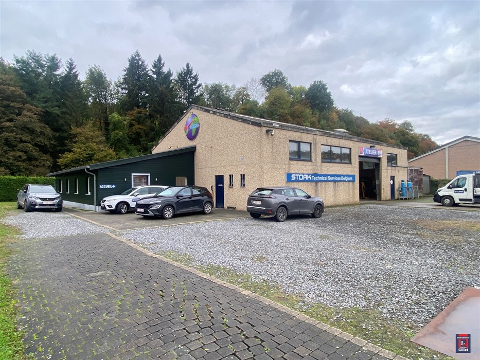 hall industriel avec parking - belle visibilité