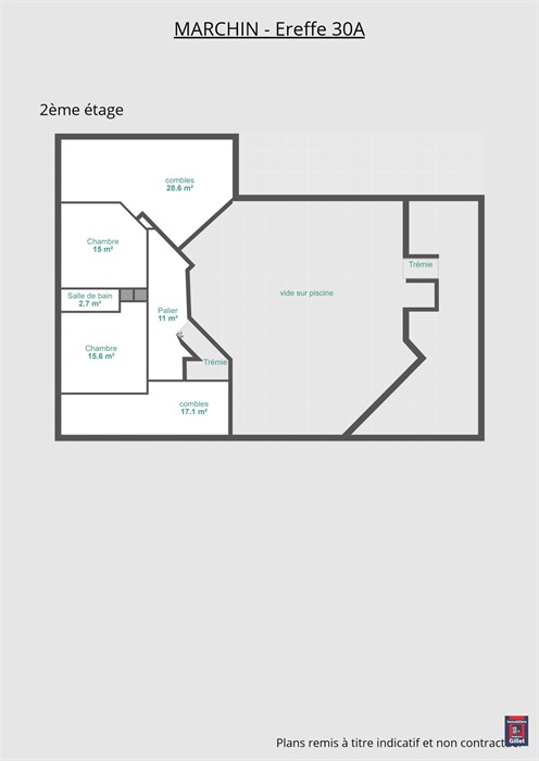 Étonnante maison 4 chambres avec piscine intérieure
