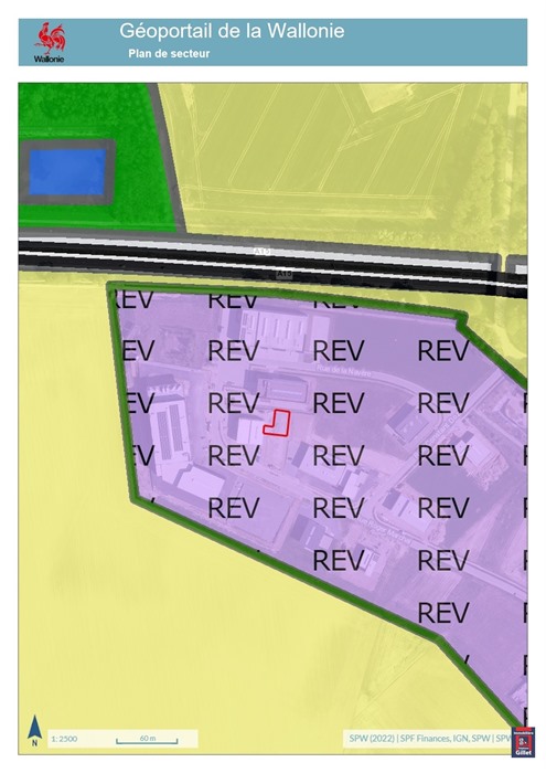 zoning Mecalys - Terrain avec permis pour atelier -