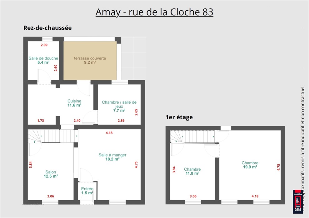 Agréable maison de ville sur terrain de 4 ares