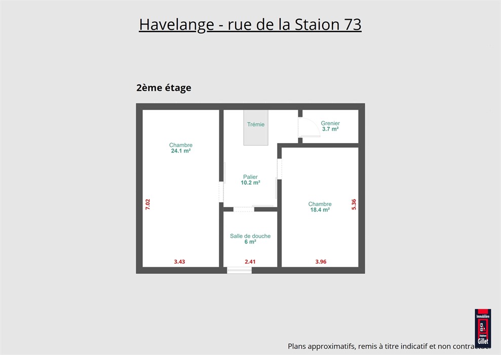 Spacieuse maison de village avec parkings et 6 chambres