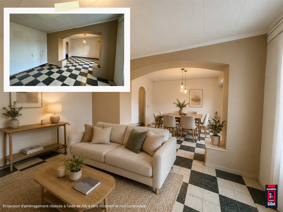 Maison en pierre au beau potentiel d’aménagement
