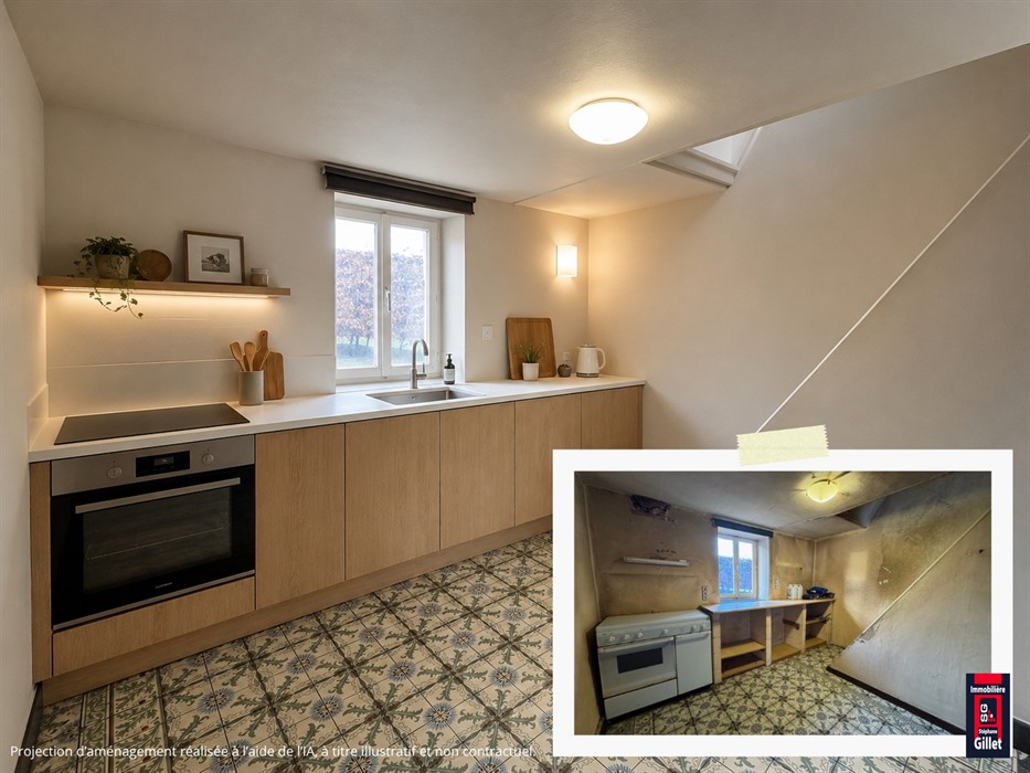 Maison en pierre au beau potentiel d’aménagement