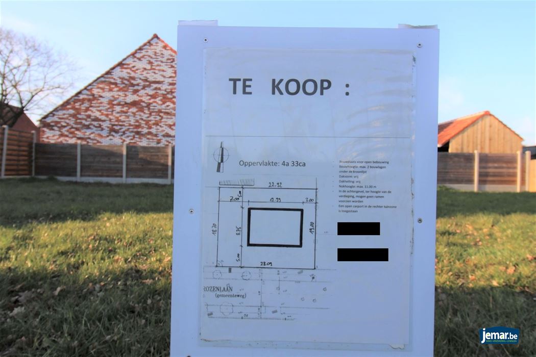 Mooie bouwgrond open bebouwing in een rustige omgeving!