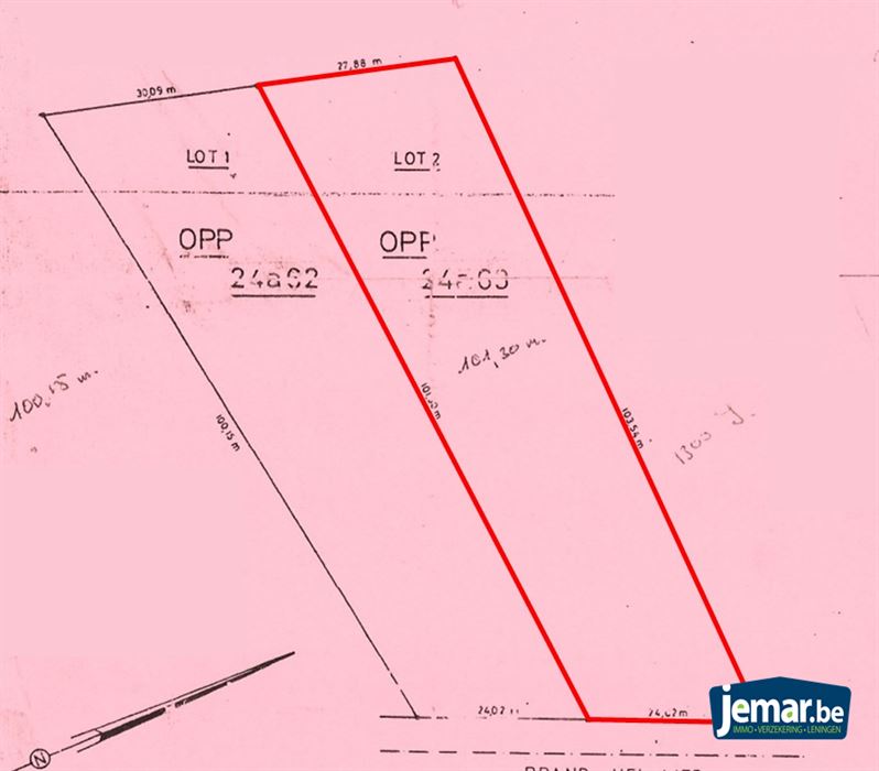 Prachtig perceel bosgrond van +/- 25 are te Oudsbergen