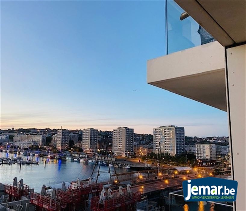 Modern appartement met 2 slaapkamers, terras en schitterend zicht over de haven van Boulogne-sur-Mer