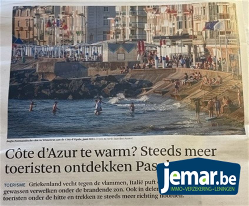 Modern appartement met 2 slaapkamers, terras en schitterend zicht over de haven van Boulogne-sur-Mer