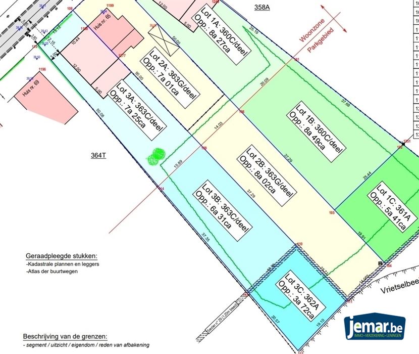 Royale bouwgrond voor halfopen bebouwing van maar liefst 17a28ca!