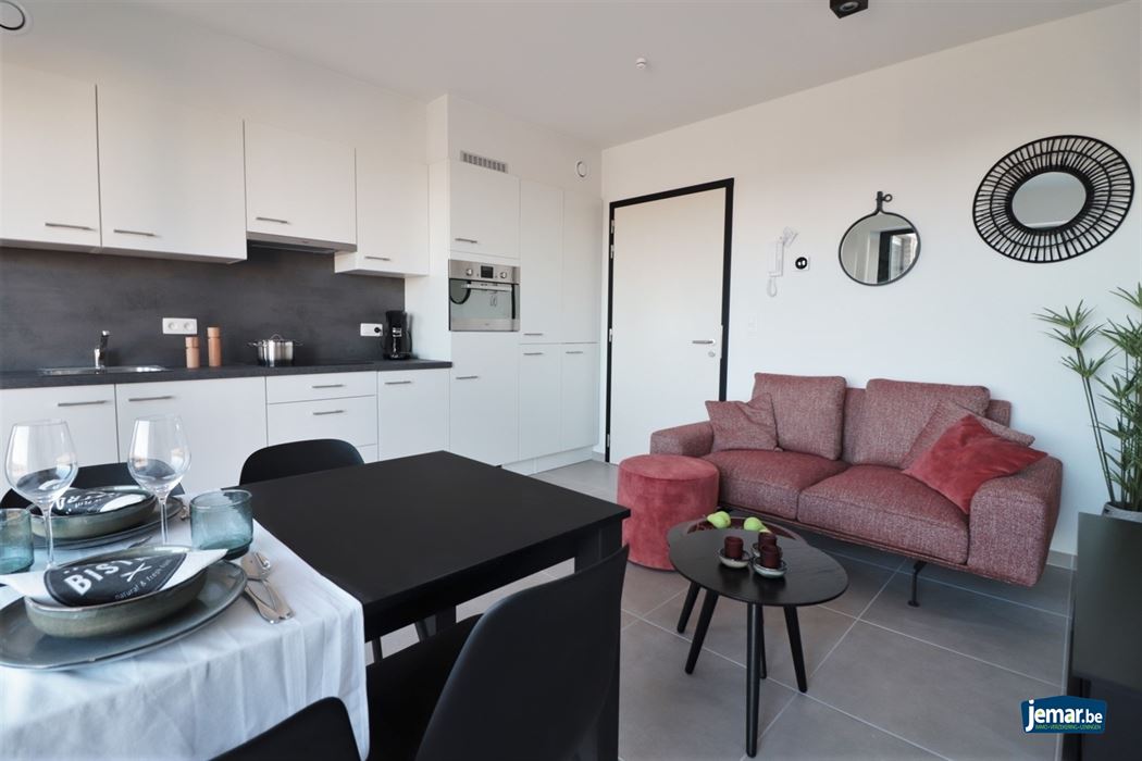 Verhuurd appartement met 1 slaapkamer en ondergrondse autostaanplaats op centrale locatie in Maasmechelen!