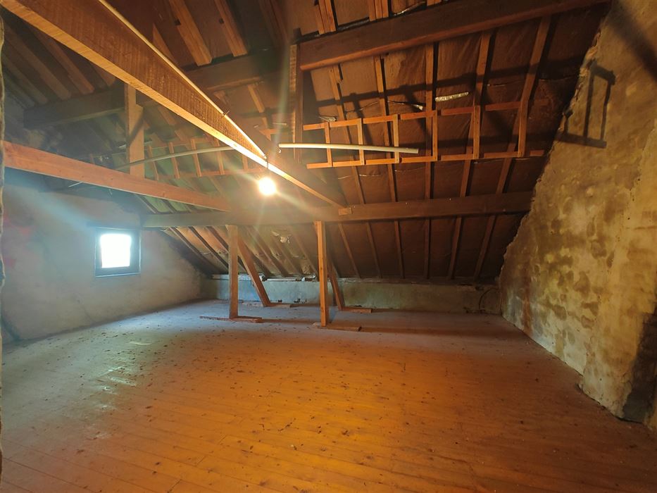 Ruime te renoveren woning met tuin, garages en eindeloos potentieel in Maasmechelen.