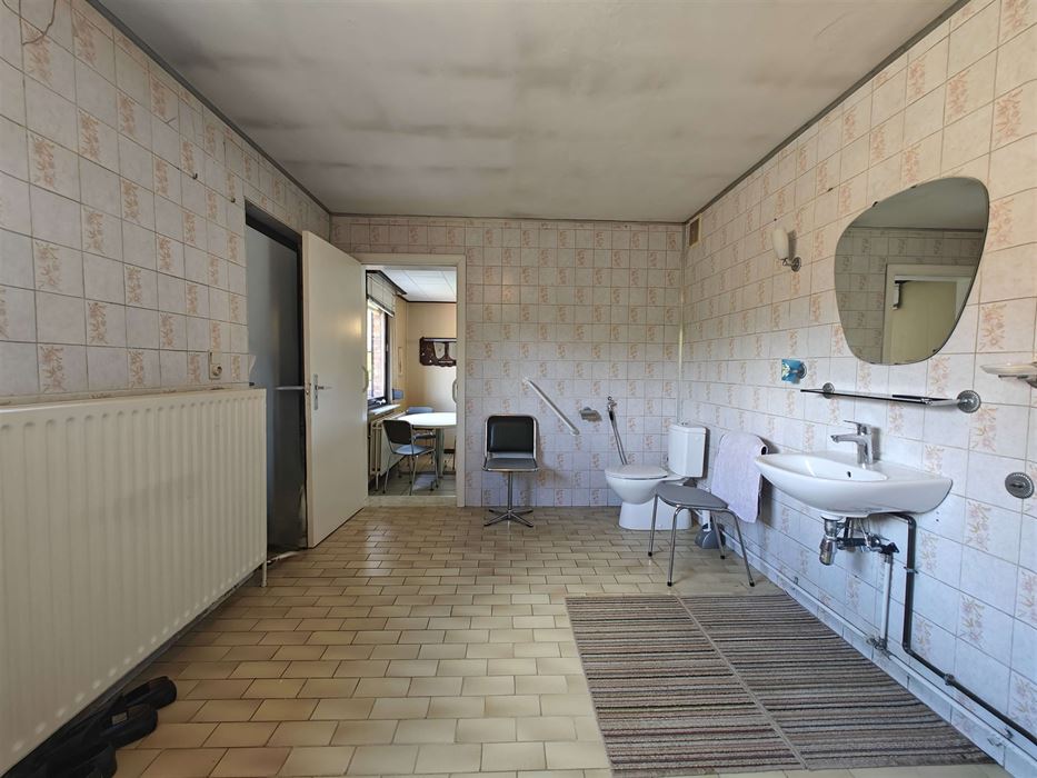 Ruime te renoveren woning met tuin, garages en eindeloos potentieel in Maasmechelen.