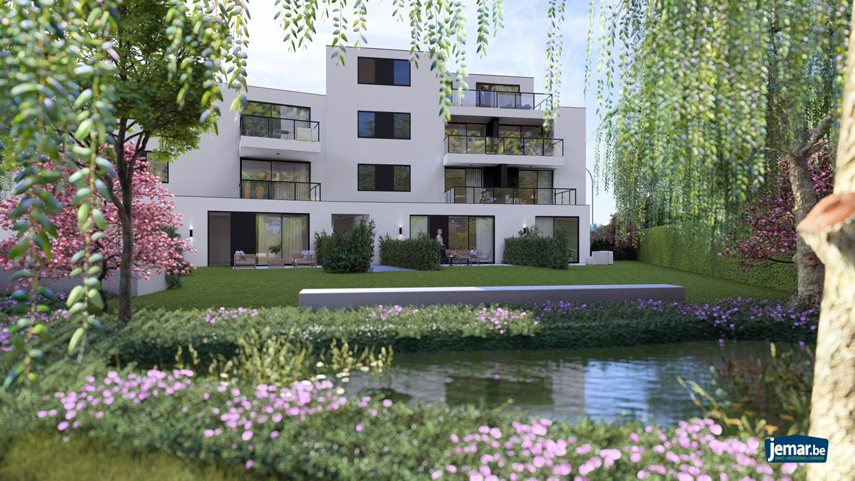 Gelijkvloers appartement met terras