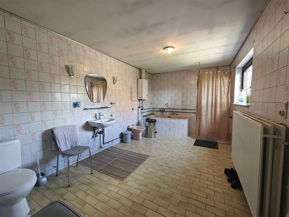 Ruime te renoveren woning met tuin, garages en eindeloos potentieel in Maasmechelen.