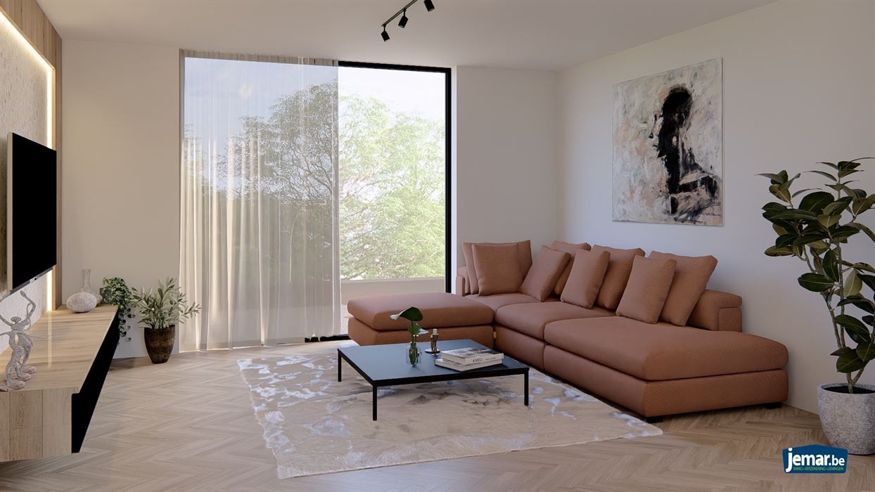 Gelijkvloers appartement met terras