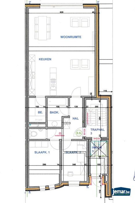 Modern appartement met 2 slpk. en 2 autostaanplaatsen te Beverst
