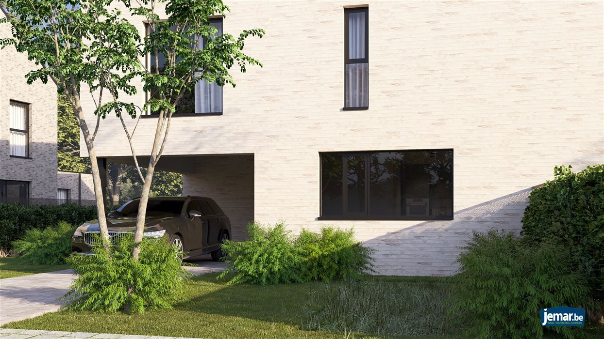 Projectgrond met goedgekeurd plan voor 3 woningen