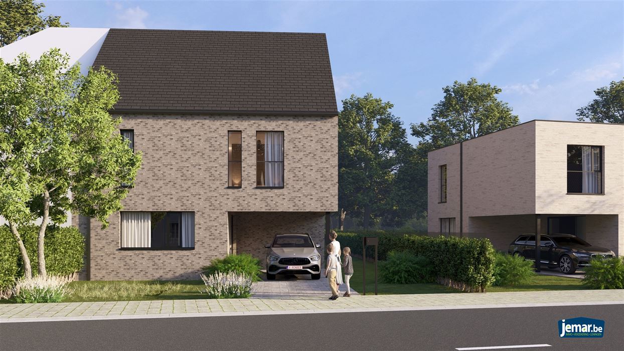 Projectgrond met goedgekeurd plan voor 3 woningen