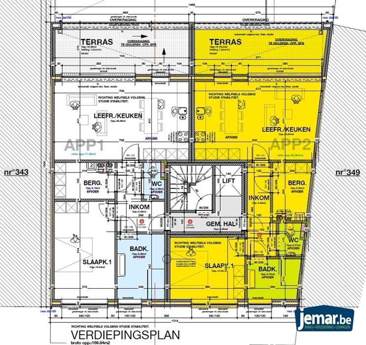 Appartement op 1ste verdiep rechts