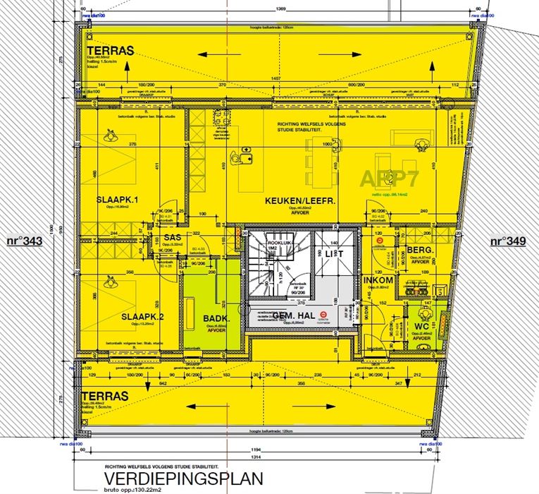 Penthouse op 4de verdiep